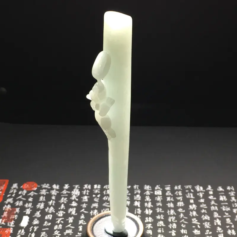 【糯种招财貔貅烟嘴 尺寸134-13.8-24.3毫米 质地细腻 雕工精湛】图8