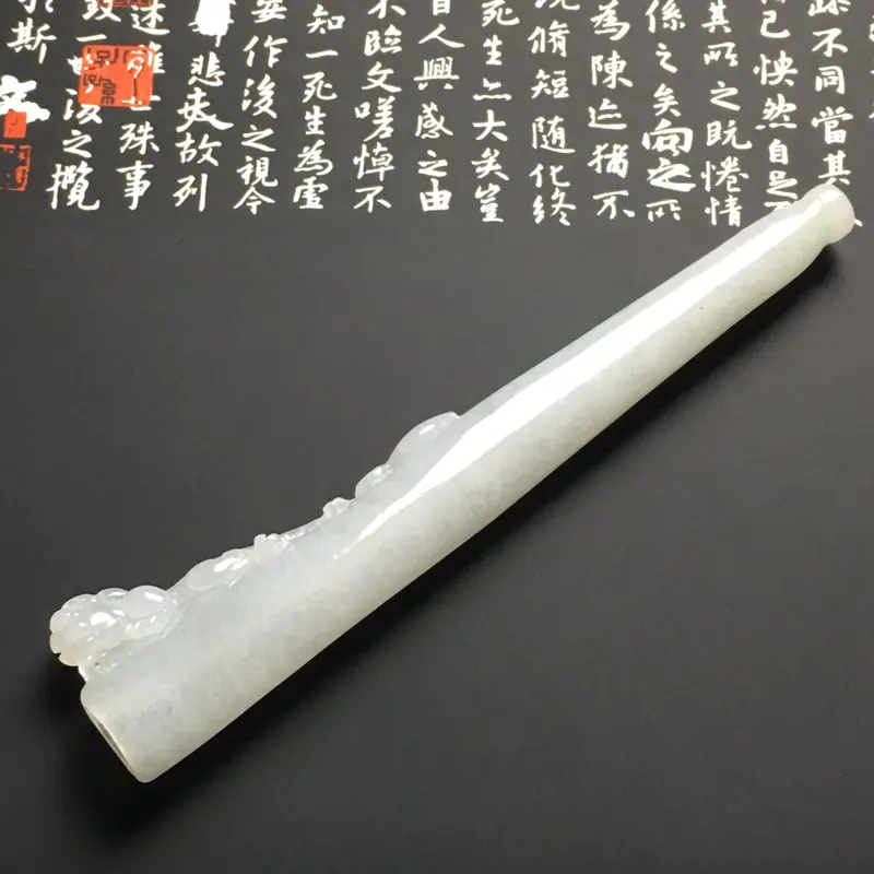 【糯种生意兴隆烟嘴 尺寸117.5-10.5-24.3毫米 质地细腻 雕工精湛 款式新颖】图2