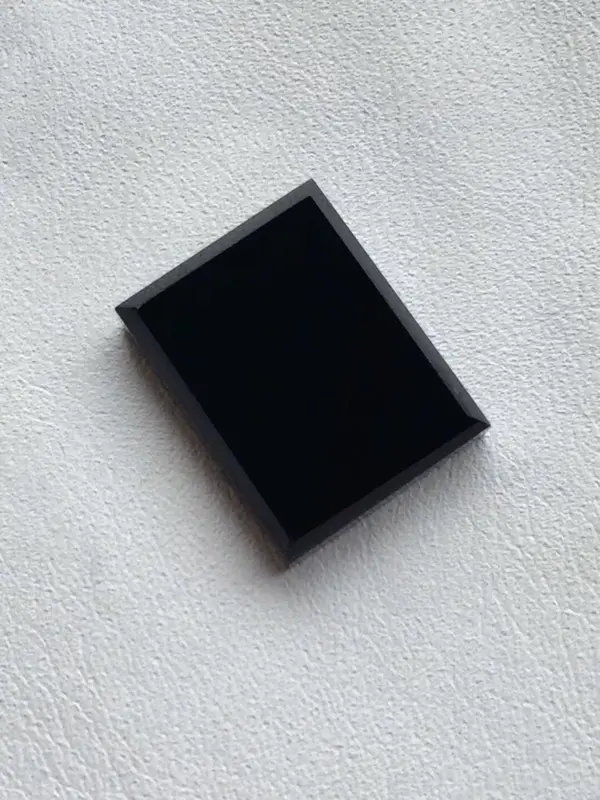 【墨翠【精品-戒面】完美无裂纹,细腻干净,黑度极黑,性价比高,雕工精湛,打灯透绿】图3