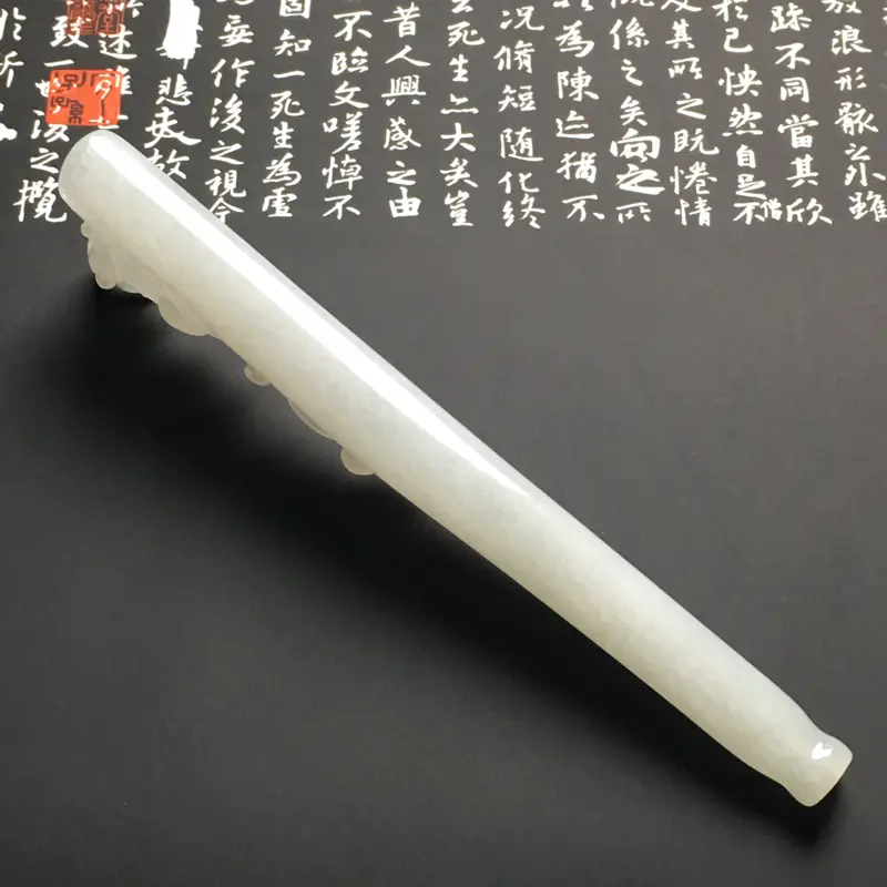 【糯种生意兴隆烟嘴 尺寸117.5-10.5-24.3毫米 质地细腻 雕工精湛 款式新颖】图4