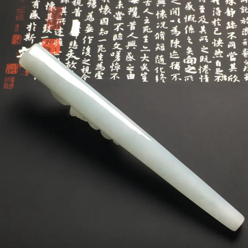 【糯种招财貔貅烟嘴 尺寸134-13.8-24.3毫米 质地细腻 雕工精湛】图5