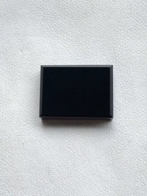 【墨翠 【精品-戒面】完美无裂纹,细腻干净,黑度极黑,性价比高,雕工精湛,打灯透绿】图5