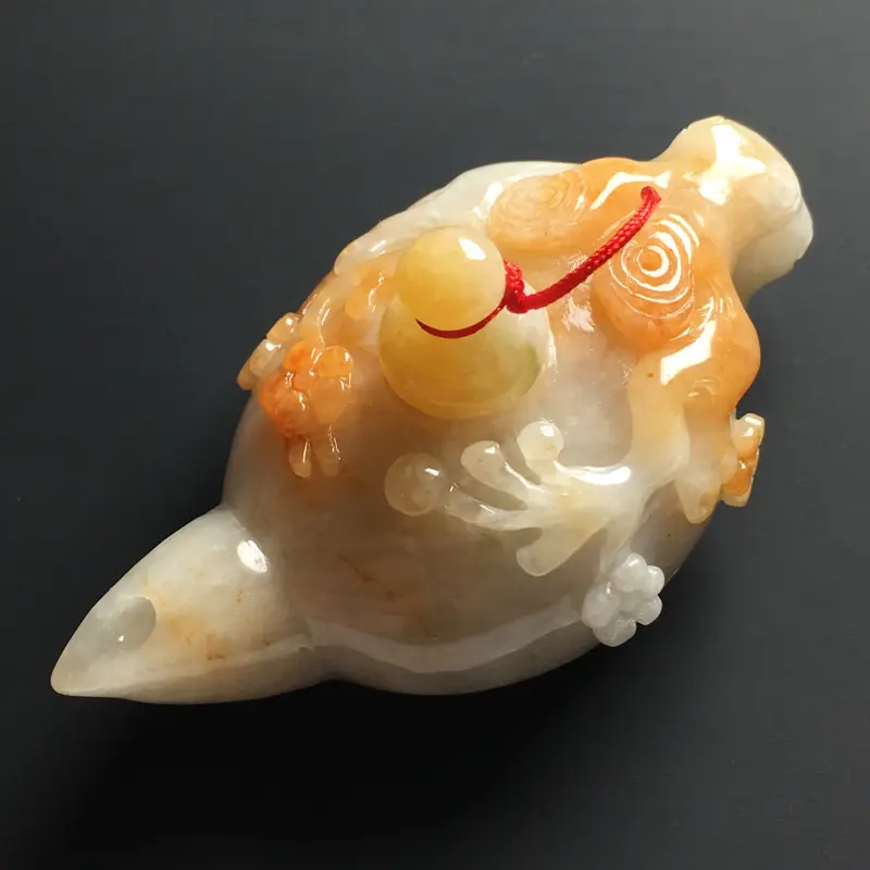 【❤️【糯种黄翡茶壶摆件】尺寸70-30-24毫米 玉质水润 雕工精致】图7