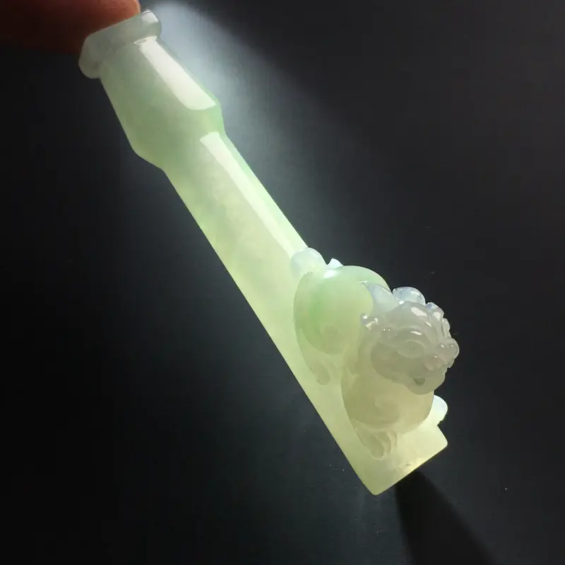 【❤️【糯化种晴底貔貅烟嘴】种好水润 款式新颖 尺寸78-27-13毫米】图8