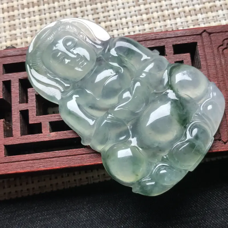 【冰飘花观音 种老水足 水润冰透 佩戴大气 时尚】图2