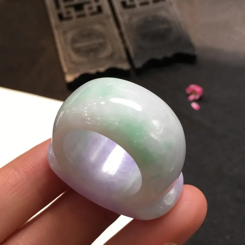 【紫罗兰板指,完美,底庄细腻,性价比高,推荐,尺寸20*34.3*18*9.3mm,重量29.53g,圈口22#】图7