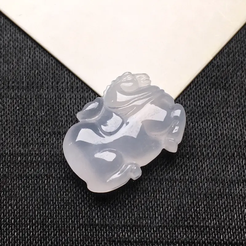 【冰糯种马上有钱裸石,种水一流,佩戴精美,性价比高,镶嵌翻倍】图7