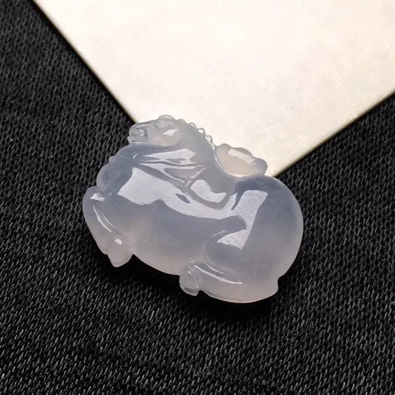 【冰糯种马上有钱裸石,种水一流,佩戴精美,性价比高,镶嵌翻倍】图1