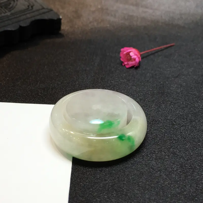 【戒圈套装,底庄细腻,有微纹可忽略,性价比高,推荐,尺寸26.6*8.7mm,重量12.38g,圈口17#】图5