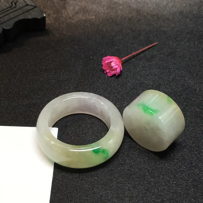 【戒圈套装,底庄细腻,有微纹可忽略,性价比高,推荐,尺寸26.6*8.7mm,重量12.38g,圈口17#】图6