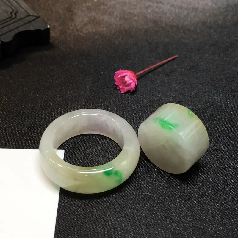 【戒圈套装,底庄细腻,有微纹可忽略,性价比高,推荐,尺寸26.6*8.7mm,重量12.38g,圈口17#】图8