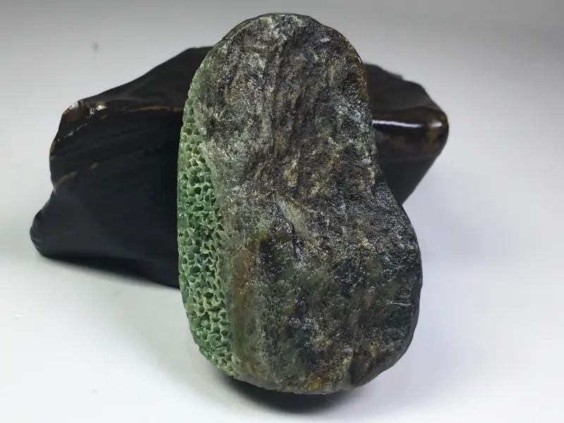 【精品特选💮 【知足】25.8克 俄罗斯七号碧玉 颜色漂亮 玉质温润 料子细腻 密度无结构 料子细腻 质地温润 一级苏工 工艺精致 饱满形象 知足常乐 品相俱佳 规格49*31*21mm】图7