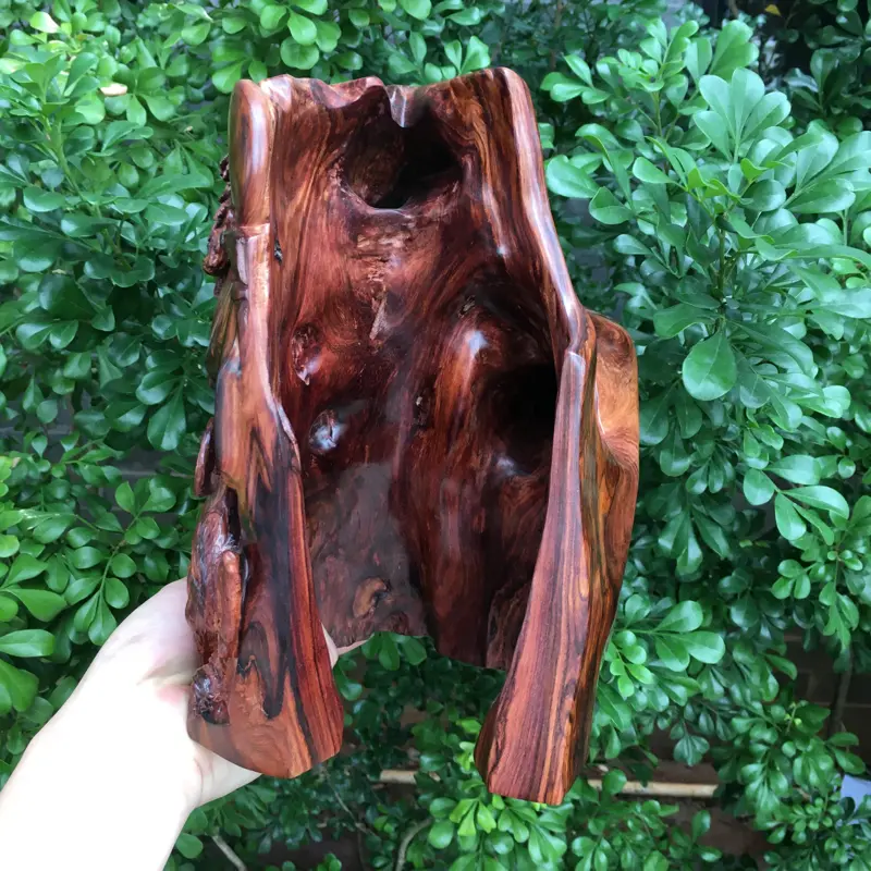 【海南黄花梨精品油梨摆件(三阳开泰),黄金虎皮纹,水波纹,山水纹,大实心料镂空精雕,大师亲工精雕,家里办公室摆放也是一道美丽的风景,规格:高:230mm,宽:210mm,厚:150mm,克重:2447.3克。(备注所有规格与克重不包含底座)##**】图6