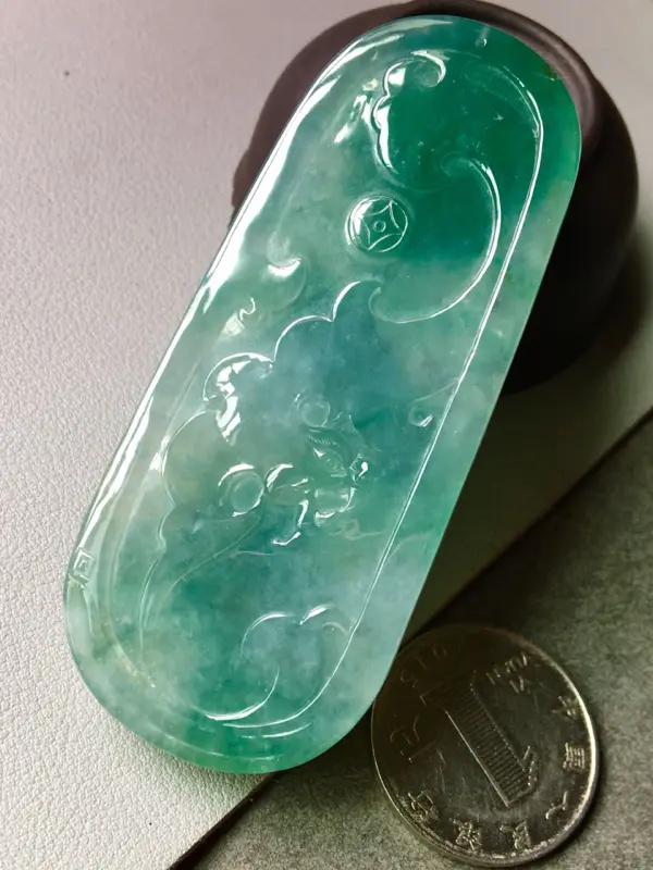 【满绿凤凰,完美,水头足,厚装大件,性价比高,实物更好看,裸石尺寸77.2/32.5/14】图7
