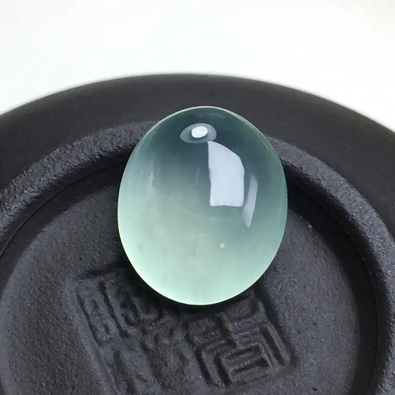 【❤️冰种蛋面裸石,种老水足,底子细腻,完美无裂,干净起光,大件饱满,可镶嵌成戒指。尺寸:12.7-10.6-5.2】图5
