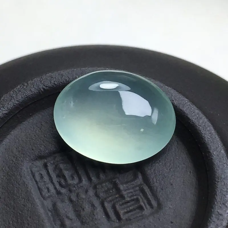 【❤️冰种蛋面裸石,种老水足,底子细腻,完美无裂,干净起光,大件饱满,可镶嵌成戒指。尺寸:12.7-10.6-5.2】图4