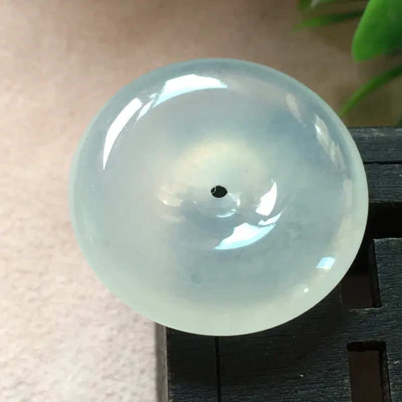 【好漂亮的老种木那冰平安扣项坠,平安吉祥,尺寸23.0*5.7mm,简约美👍耐看,非常大气,送礼或自留佳选,值得拥有】图8