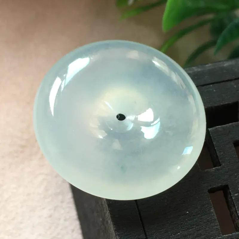 【好漂亮的老种木那冰平安扣项坠,平安吉祥,尺寸23.0*5.7mm,简约美👍耐看,非常大气,送礼或自留佳选,值得拥有】图7