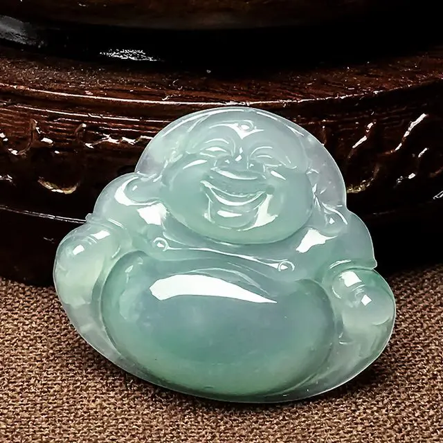 【热烈推荐🎁🎁佛公吊坠,种老水润,上身佩戴效果非常好,尺寸28.4/33.4/6.3mm🍀🍀】图3