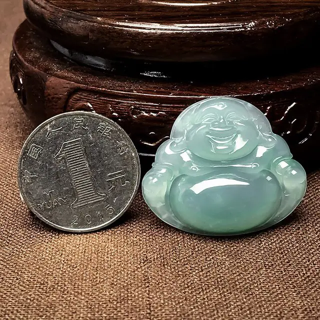【热烈推荐🎁🎁佛公吊坠,种老水润,上身佩戴效果非常好,尺寸28.4/33.4/6.3mm🍀🍀】图8