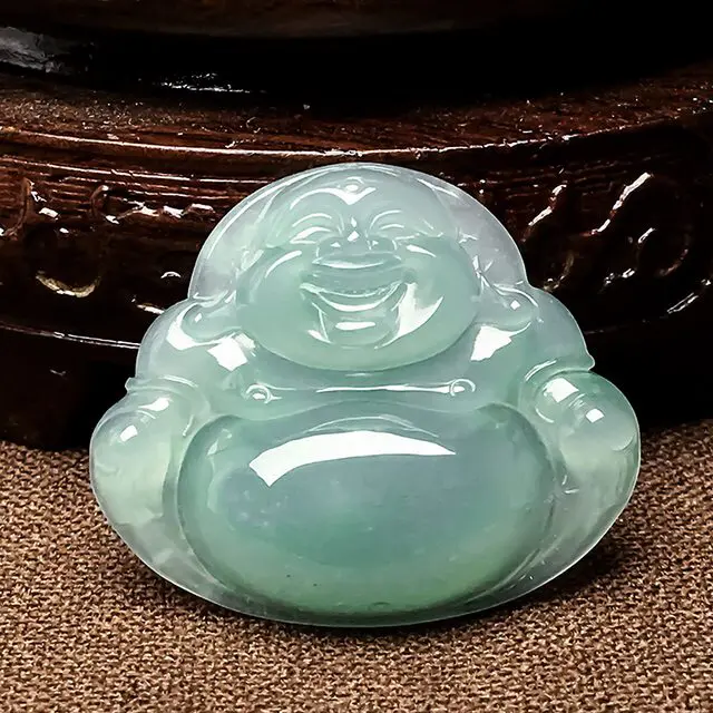 【热烈推荐🎁🎁佛公吊坠,种老水润,上身佩戴效果非常好,尺寸28.4/33.4/6.3mm🍀🍀】图5