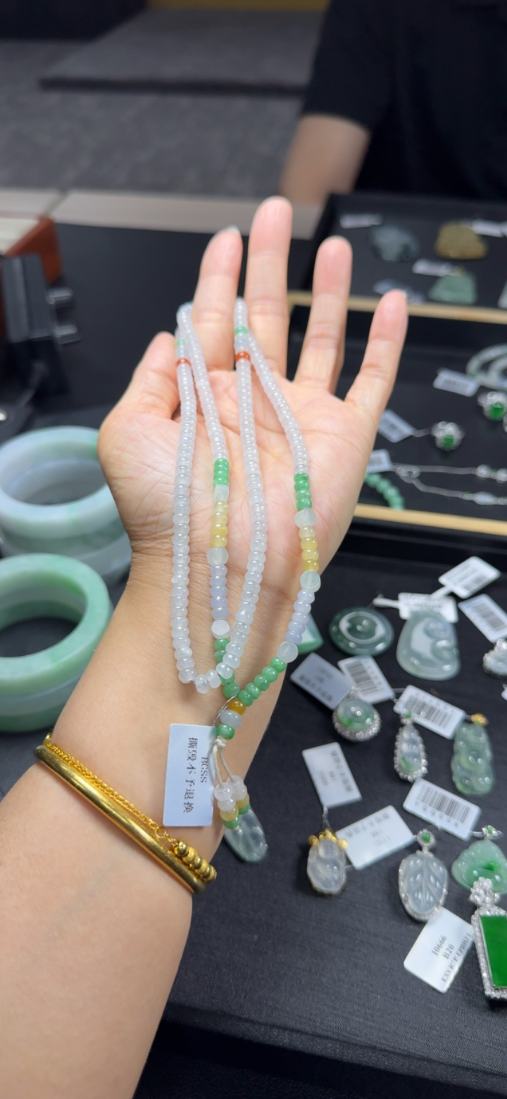 对庄精品翡翠项链手串都可以！大漏价