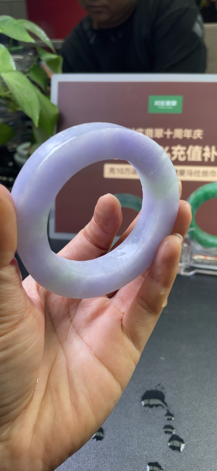 【秒杀】糯化种淡紫色手镯
