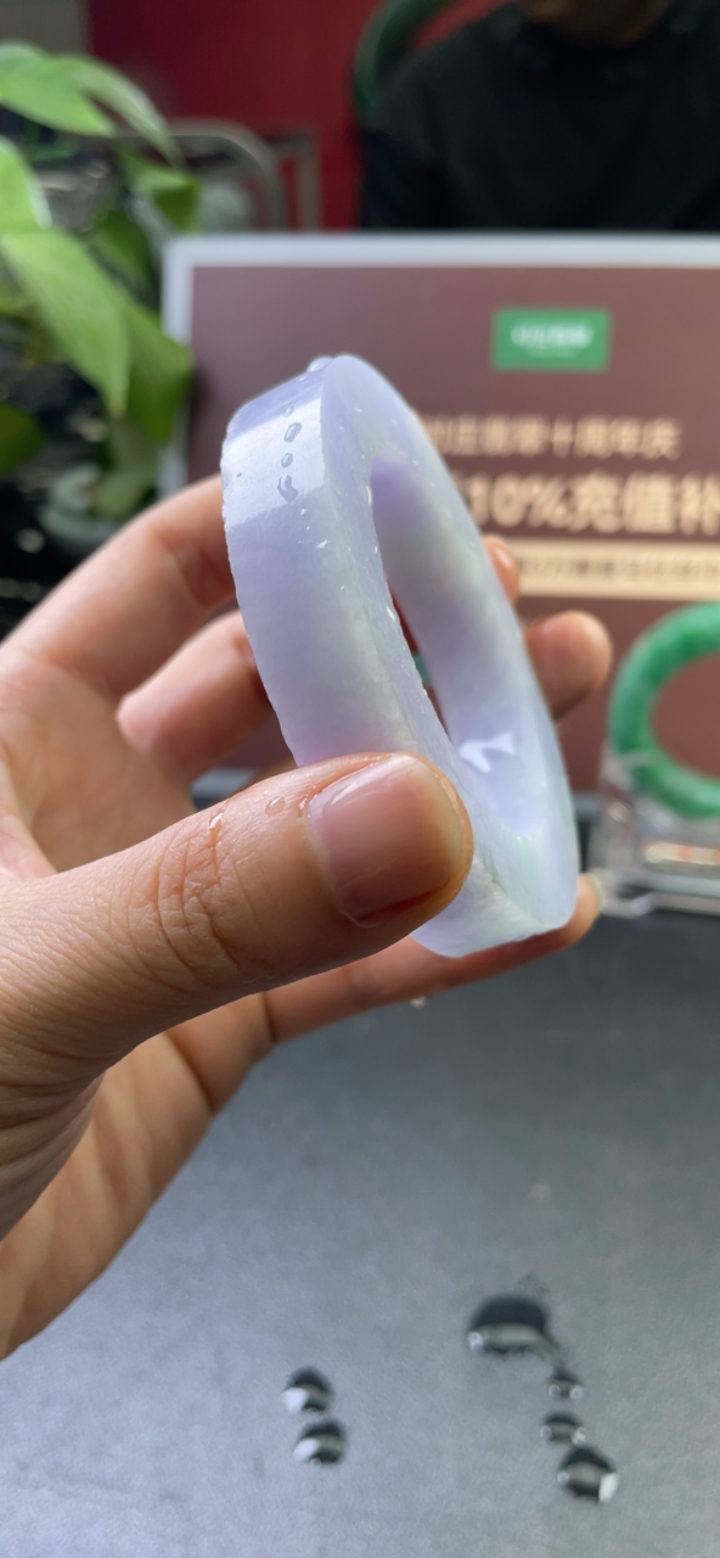 【秒杀】糯化种淡紫色手镯