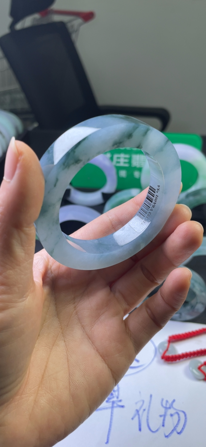 【高货力荐】冰糯种蓝色手镯