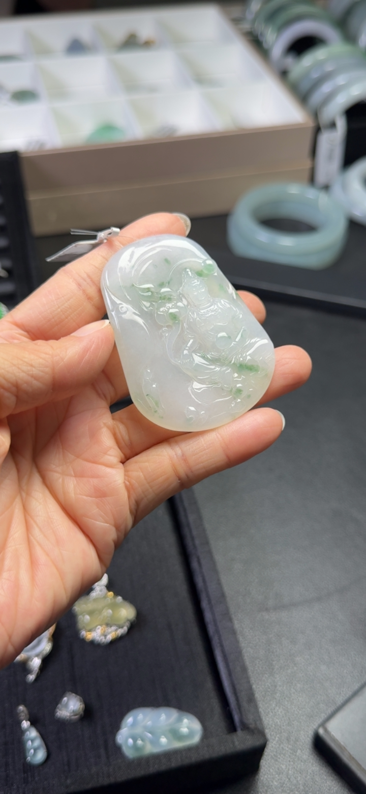 文殊菩萨大牌件（尺寸高59*宽43.9*5.6）开单漏了