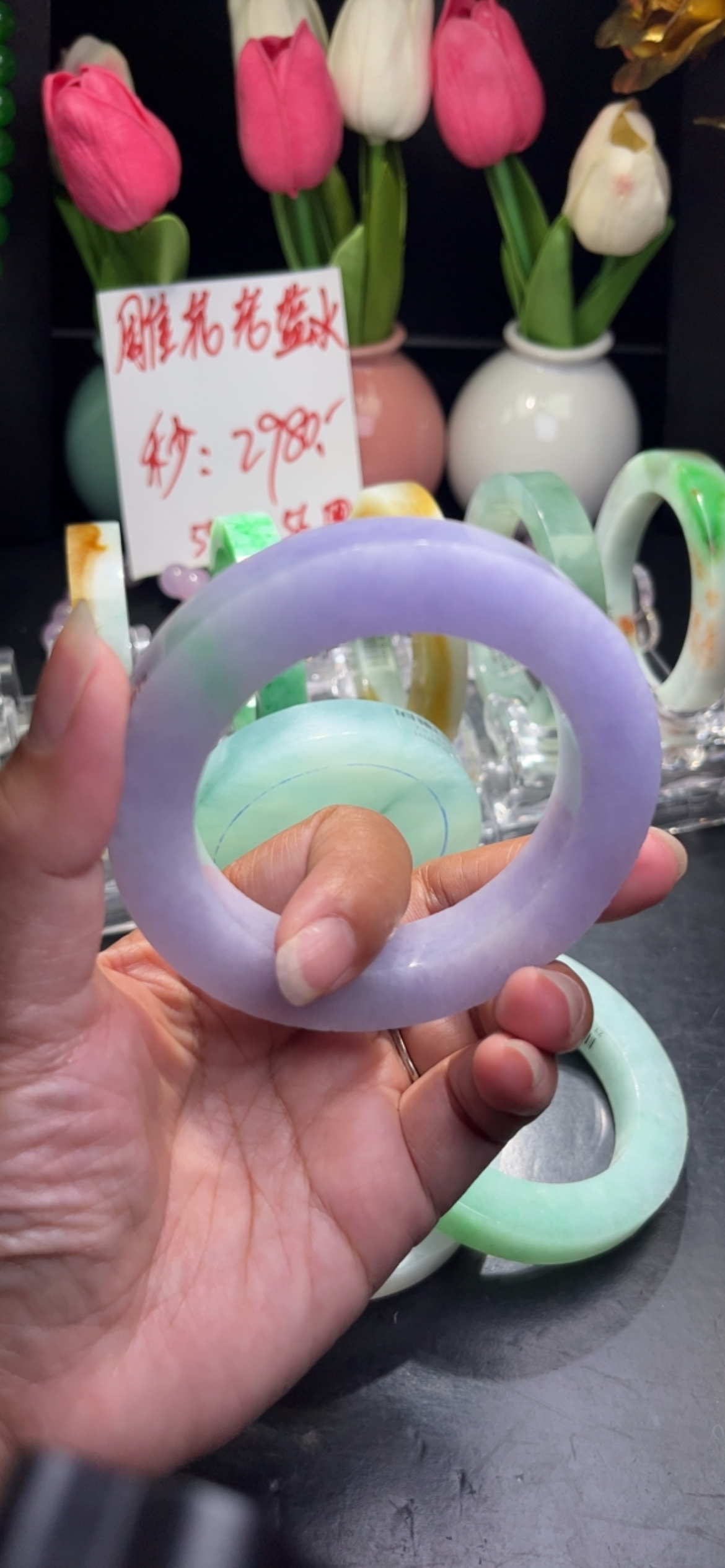 对庄翡翠工厂直营精品手镯