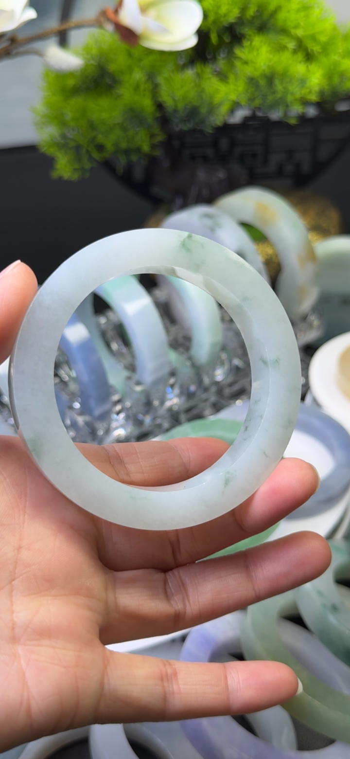 糯化种飘绿手镯58-61