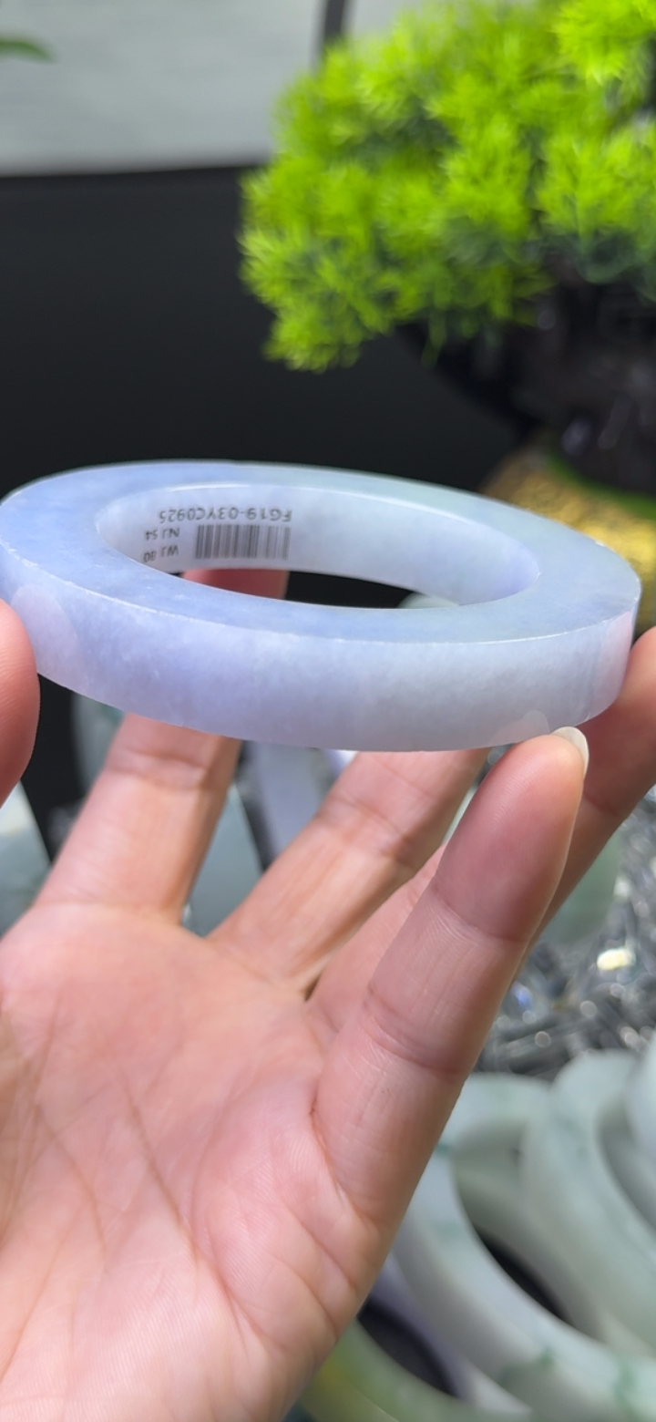 紫罗兰翡翠手镯55-64