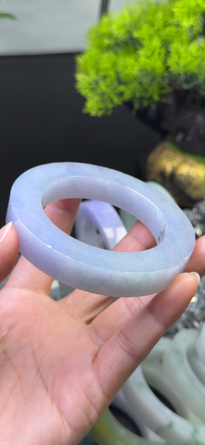 紫罗兰翡翠手镯55-64