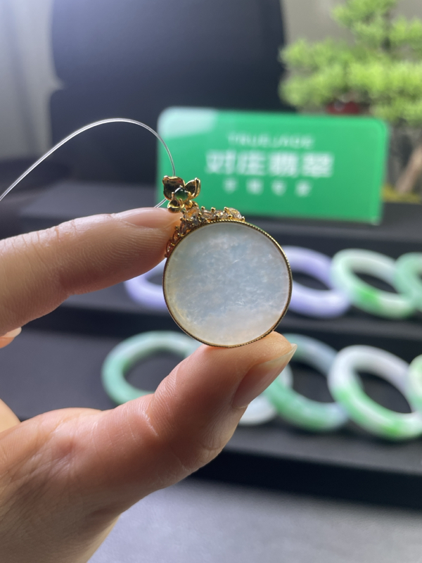 对庄翡翠官方直播精品挂件18k特价