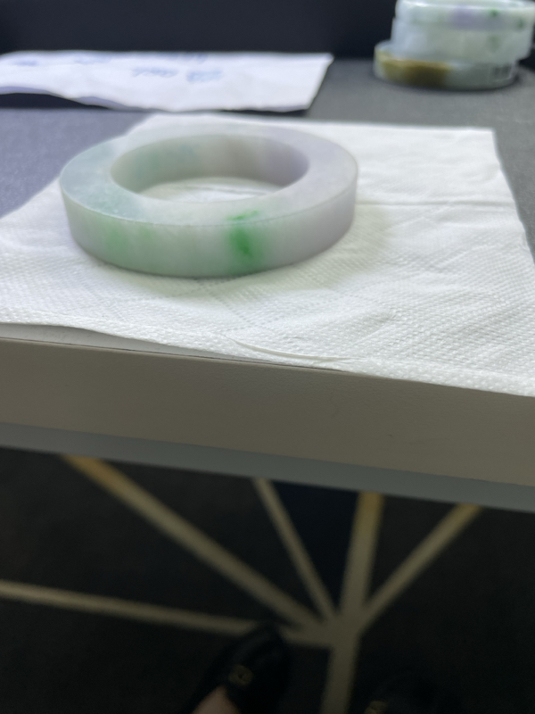 糯化种春带彩翡翠