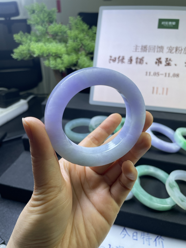 对庄翡翠官方直播精品手镯