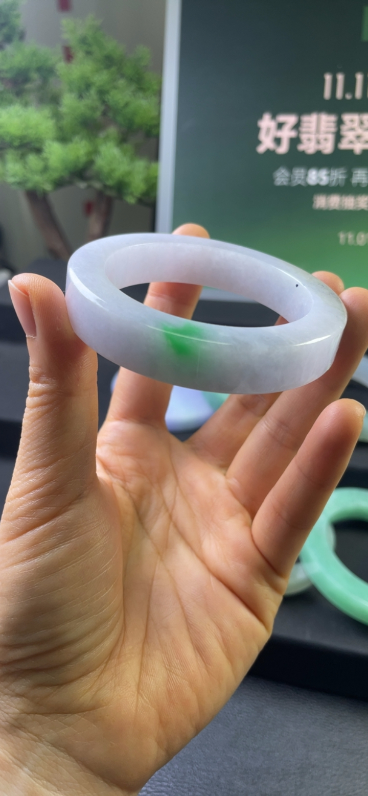 【秒杀】对庄翡翠官方直播精品手镯绿色捡漏