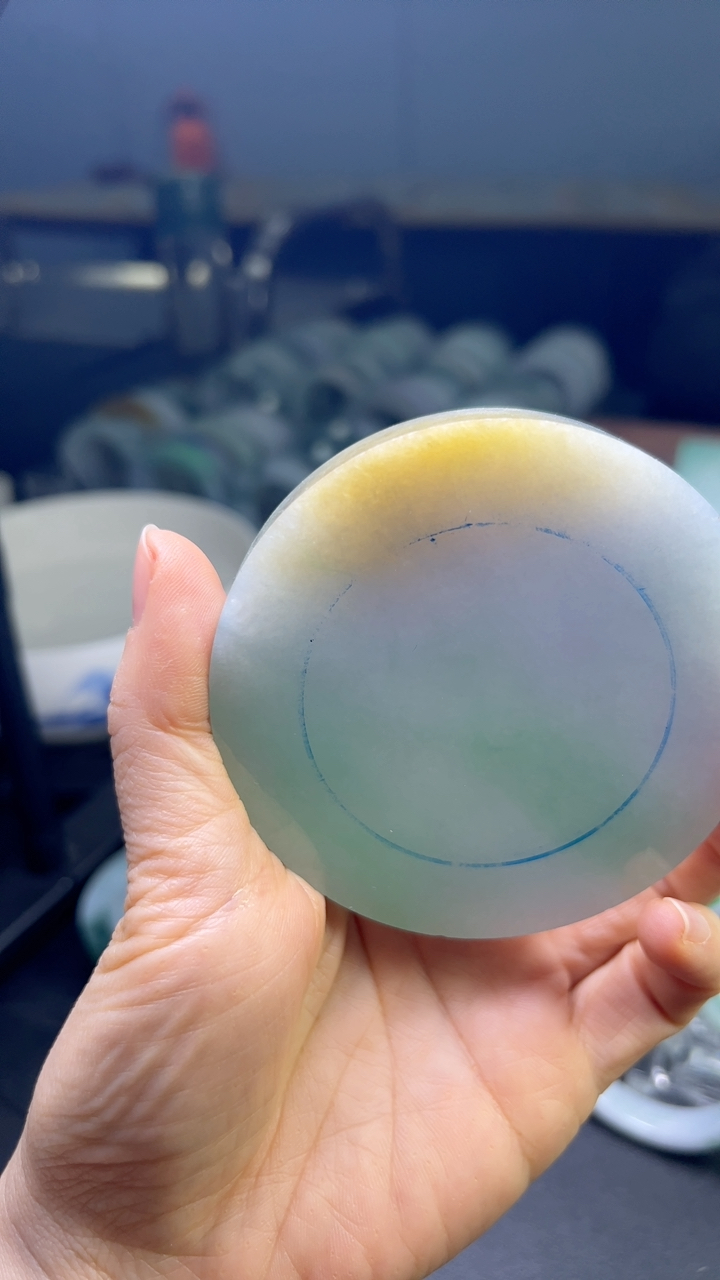 对庄甄选高端翡翠精品手镯三彩